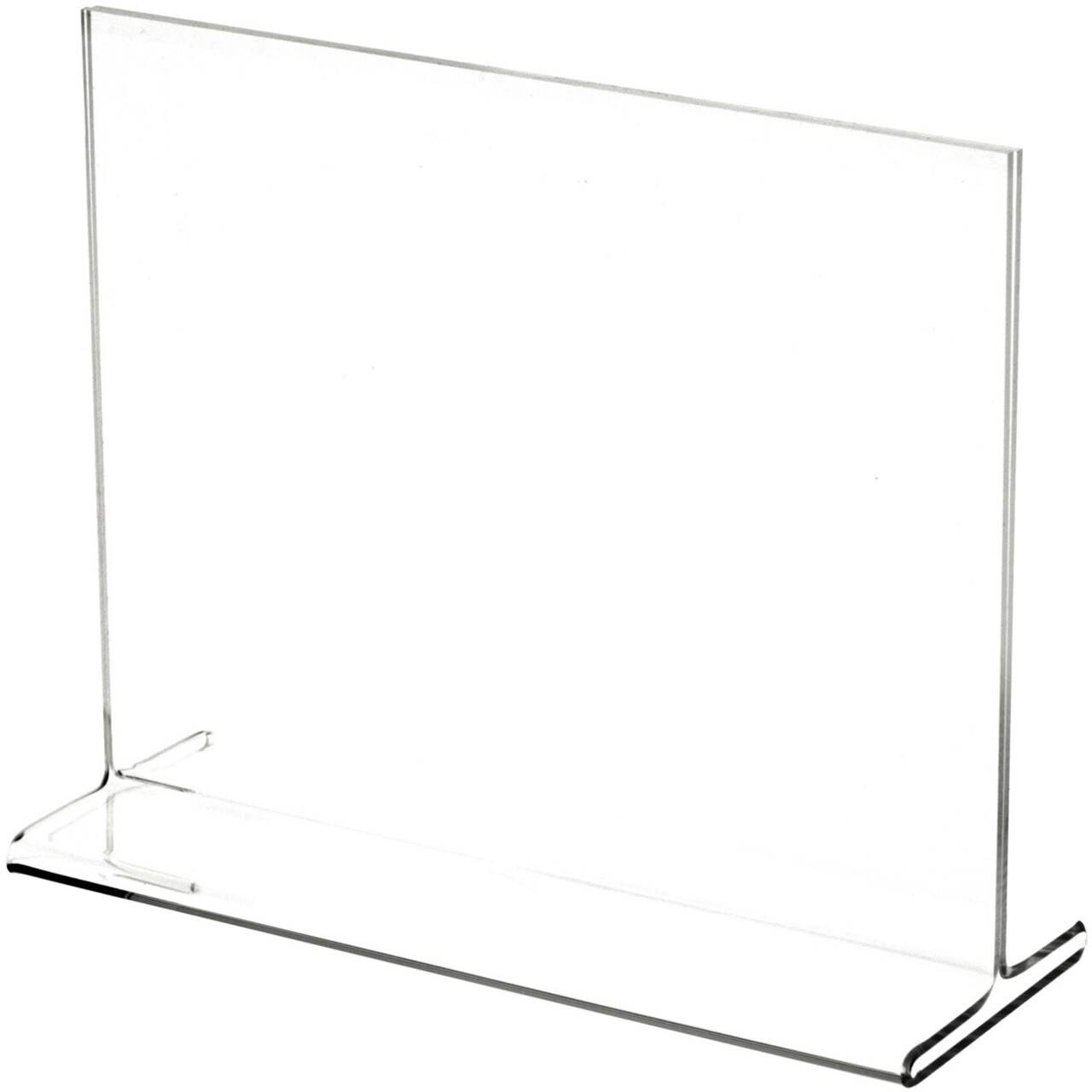 Plymor Clear Acrylic Sign Display / Literature Holder (Top-Load), 7" W x 5.5" H